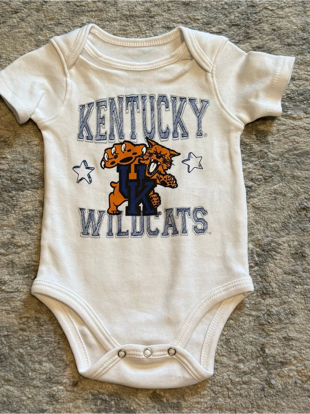 Kentucky Wildcats Baby Bodysuit Lot 3 UK Gen 2 Infant Outfit Set